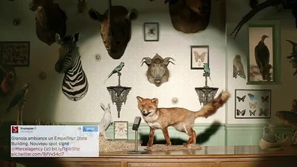 Marcel pour Granola (Mondelez International) - biscuit au chocolat, «Le taxidermiste» - mai 2014 - granola extra tweet