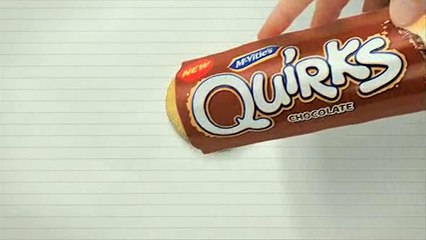 McVitie's - biscuits fourrés Quirks, "Falling" - janvier 2012