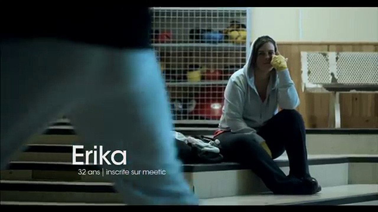 Meetic - site de rencontres Meetic.fr, "Real People, Voyez plus grand pour vos rencontres" - janvier 2013 - Erika