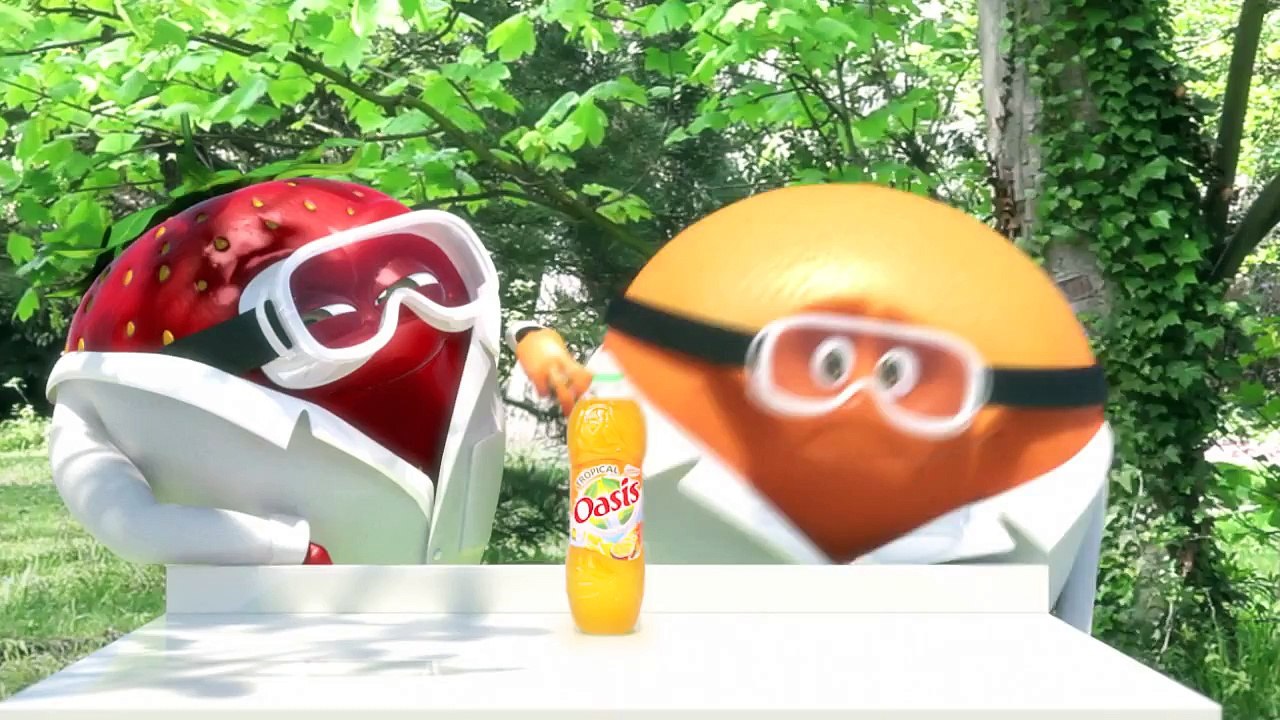 Oasis (Orangina-Schweppes) - boisson aux fruits, "FruiTV, parodie de vidéos viralesl" - mai 2011 - "Oasis + Mangos"
