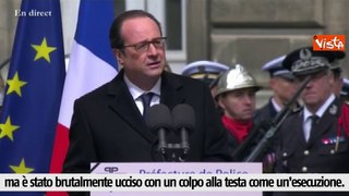 Hollande: Ahmed un eroe, l'islam è la prima vittima del fanatismo