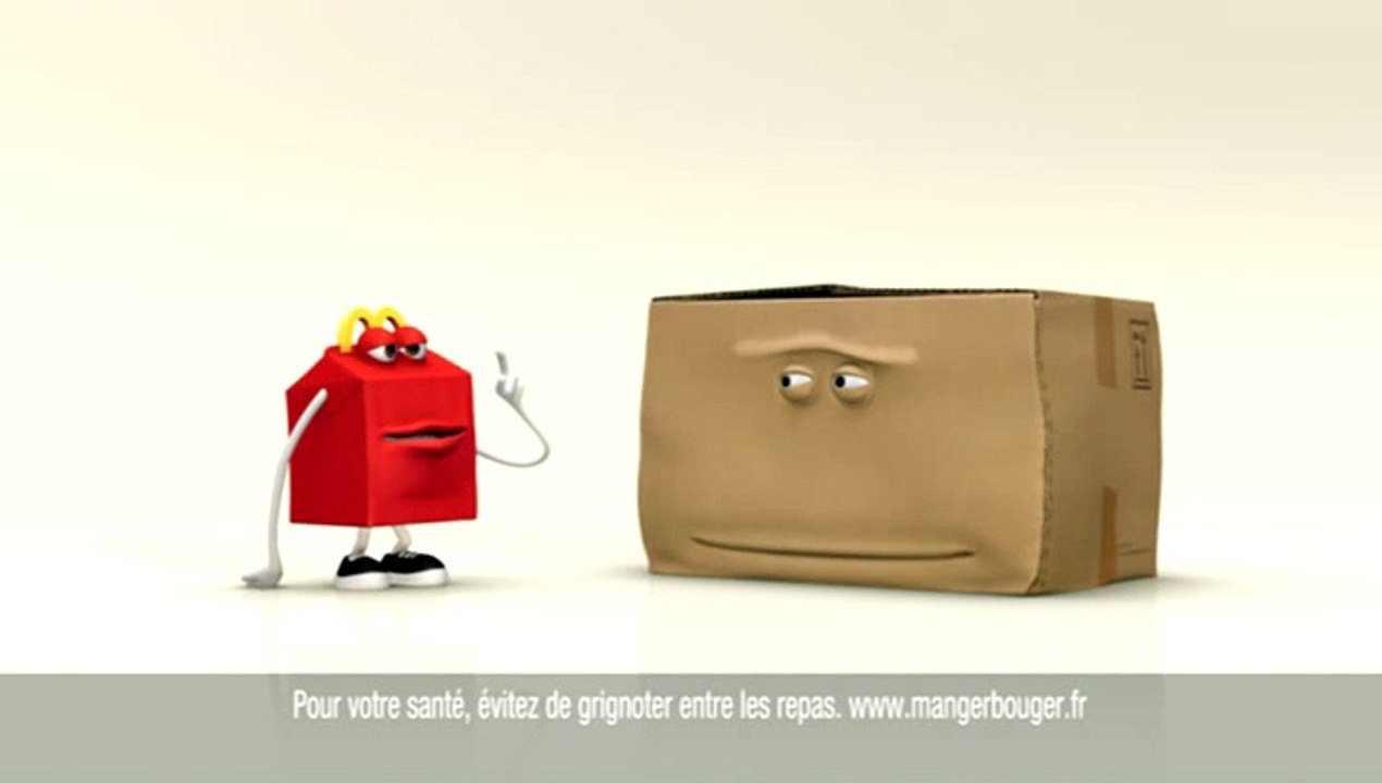 McDonald's - restauration rapide - juin 2009 - "Place à la bonne humeur avec Happy Meal", carton
