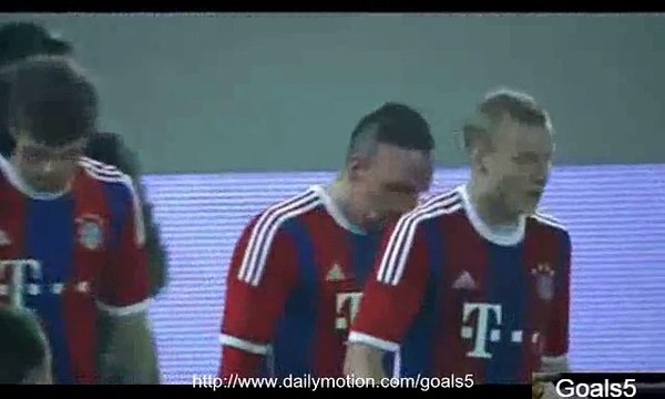 Ribery Goal Qatar Stars 1 - 3 Bayern Munchen Friendly Match 13-1-2015