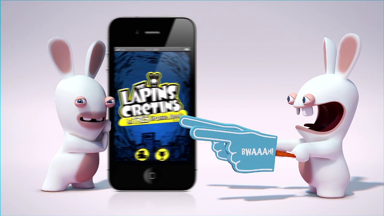 Les Lapins Crétins (Ubisoft) - jeux vidéo, "La Très Grosse Appli" - avril 2012