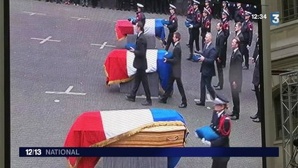 Attentats : hommage aux policiers tués