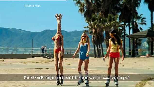 Orangina Schweppes - soda Orangina Light - mai 2009 - Naturellement légère , girafe