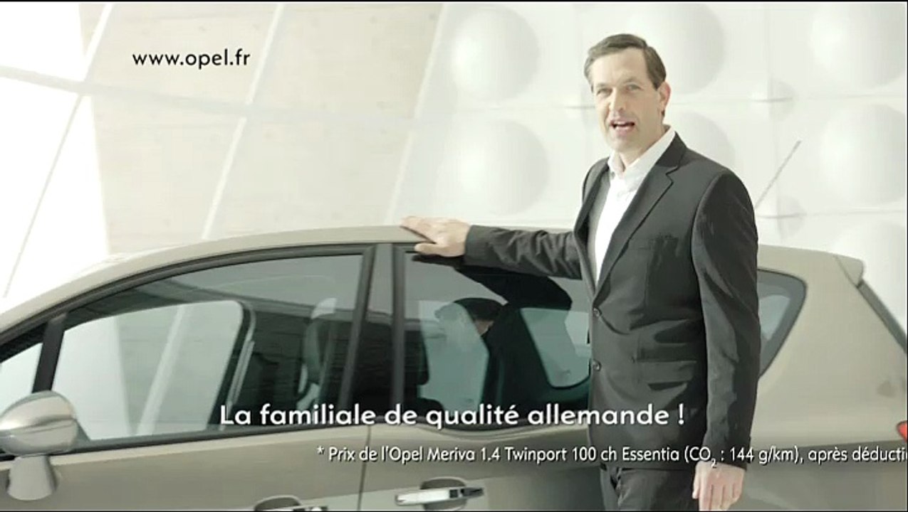 Opel - voiture Opel Meriva - février 2011 - "Parler allemand"