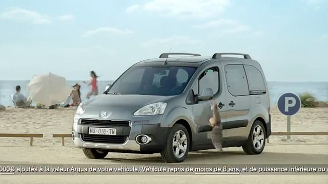 Peugeot - voitures Peugeot Partner Tepee, Tout pour la tribu, avec Scrat de L'âge de glace - mai 2012