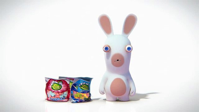 Lutti - bonbons, Lutti et les Lapins Crétins - août 2012