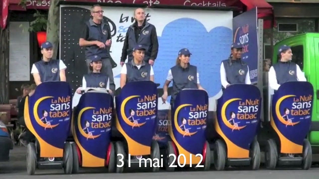Niquitin (Glaxo Smith Kline santé grand public) - médicament contre le tabac, "La nuit sans tabac avec Niquitin, on prend date !" - mai 2012