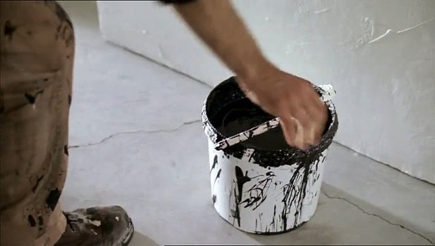 Le Peintre; artiste peinture noire; film 30s