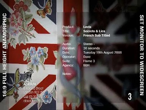 Levi's 501 - jeans - septembre 2008 - Live unbuttoned , Secrets and Lies