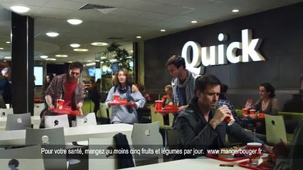 Quick - restauration rapide - décembre 2010 - "Burger Quick au foie gras"