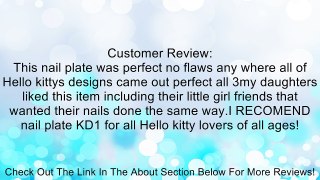 Nail Art Stamping Image Plate KD1 Review