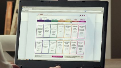New BBDO pour INPES - sensibilisation à l'équilibre nutritionnel, "La fabrique à menus de mangerbouger.fr" - avril 2013