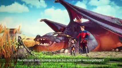 Ogilvy & Mather Paris pour Lu (Mondelez France) - biscuits Prince, "Princeland, www.luprinceland.com" - octobre 2013 - vol du dragon duel