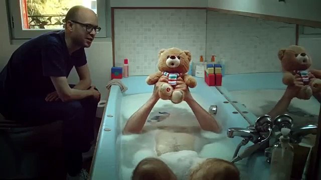 Les Gaulois pour Jemini - ours en peluche Grumly, «Joue du Grumly, grumly.fr» - octobre 2014 - watergrum