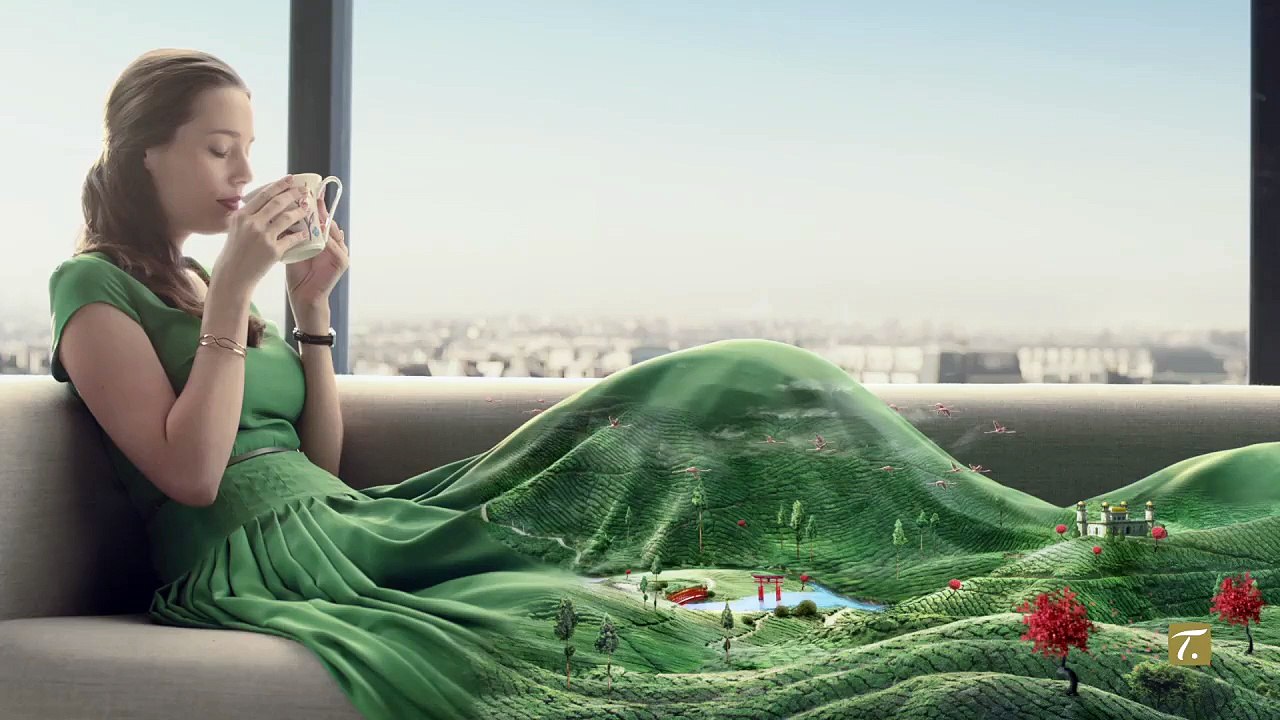 Publicis Dialog pour Nestlé - thé et machine à thé Special T, «Le nouveau rituel du thé» - septembre 2014 - the dress, la robe
