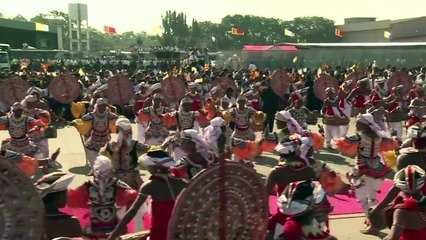 البابا يدعو في سريلانكا الى احترام حقوق الانسان