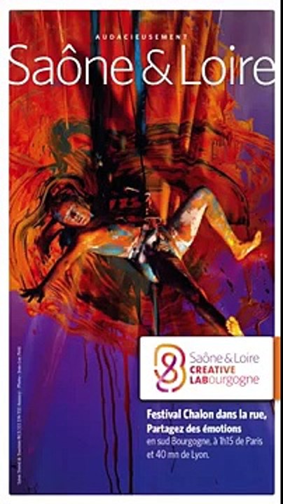 Léon Travel pour La Saône-et-Loire - département, «Saône-et-Loire créative La Bourgogne» - mai 2014