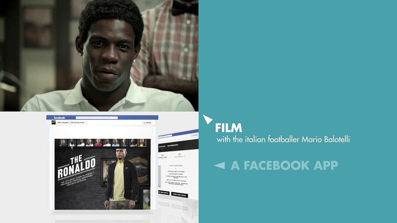 Leg, Auditoire pour Nike - équipementier sportif, "Nike Barber Shop" - septembre 2012 - 45s