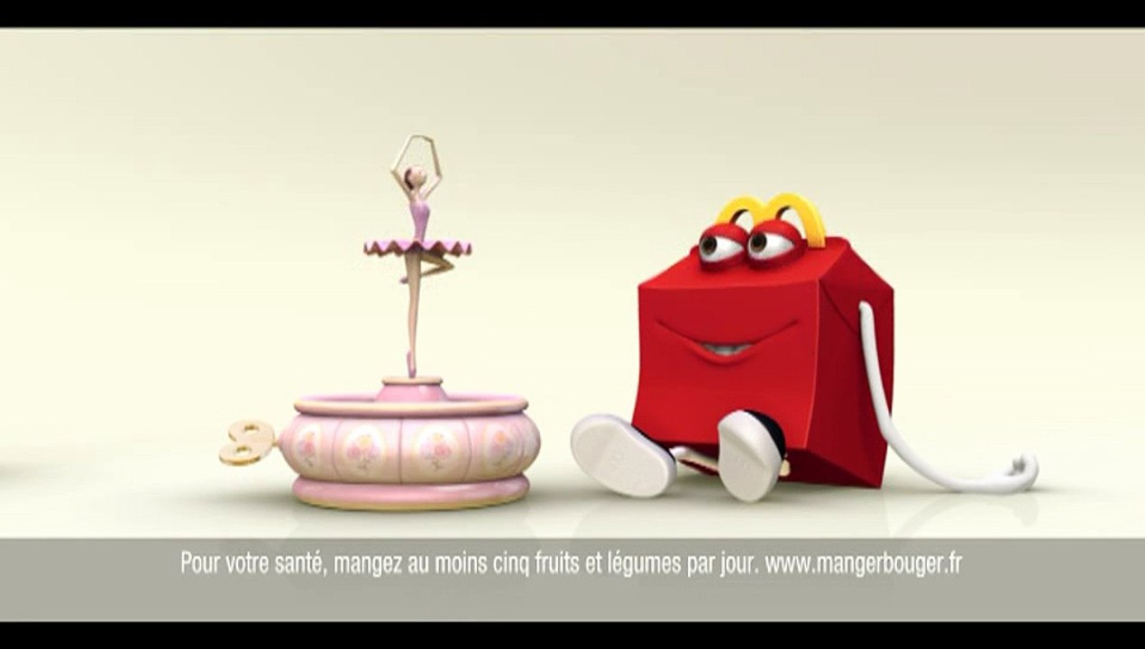 McDonald's - restauration rapide - juin 2009 - "Place à la bonne humeur avec Happy Meal", danseuse