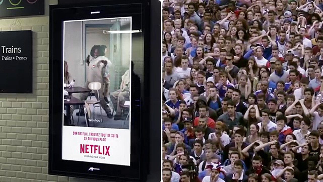 Ogilvy & Mather Paris pour Netflix - service de vidéo à la demande, «Inspiré par vous» - octobre 2014