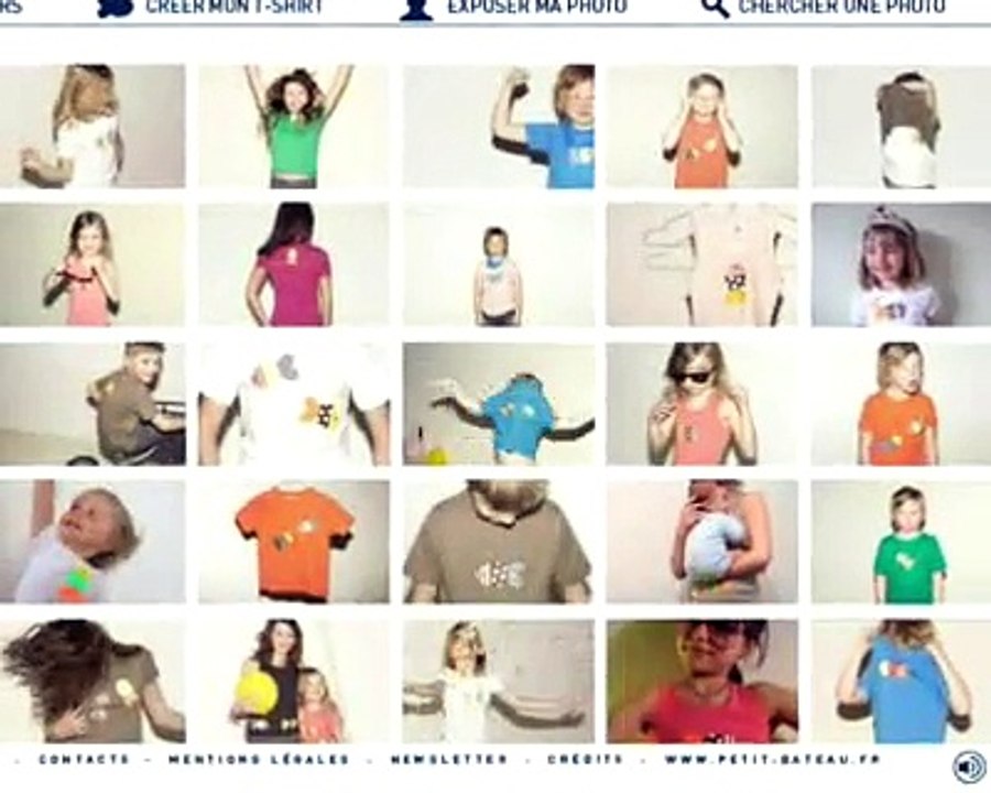 Petit Bateau - Les créateurs de tee-shirt Poisson d'Avril - avril 2009 - vidéo du dispositf