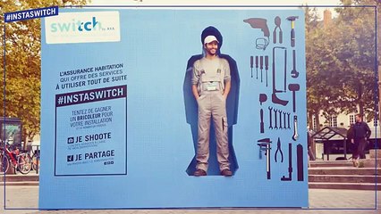 Marcel pour Axa - assurance habitation, «Switch by Axa» - septembre 2014