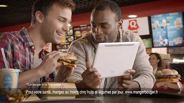 Quick - restauration rapide, Le French burger, avec Tony Parker - novembre 2011 - ANCIEN