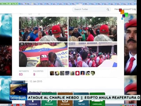 Tuiteros venezolanos apoyan al presidente Nicolás Maduro