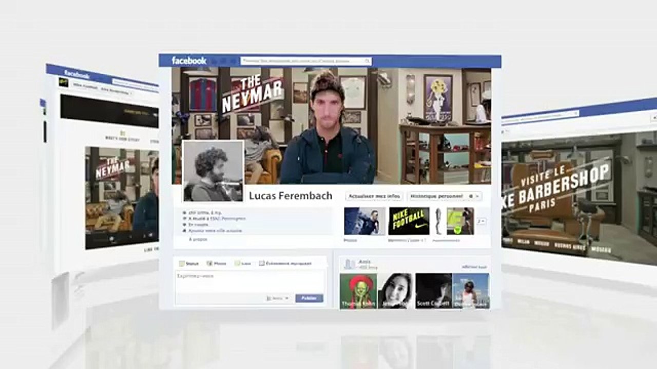 Leg, Auditoire pour Nike - équipementier sportif, "Nike Barber Shop" - mai 2012