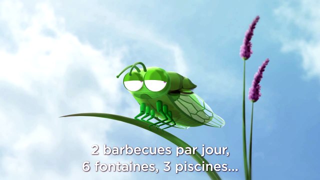 Le Petit Marseillais - shampooing, gel douche, produits d'hygiène - décembre 2010 - Mon petit mas , teaser cigale