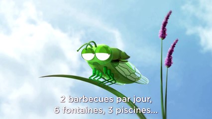 Le Petit Marseillais - shampooing, gel douche, produits d'hygiène - décembre 2010 - "Mon petit mas", teaser cigale