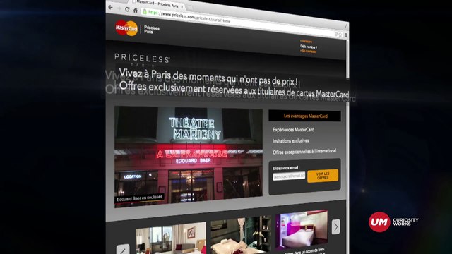 Mastercard - carte bancaire, Priceless Paris - novembre 2012