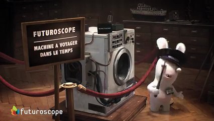 Parc du Futuroscope - parc d'attractions, "La machine à voyager dans le temps des Lapins Crétins" - janvier 2014