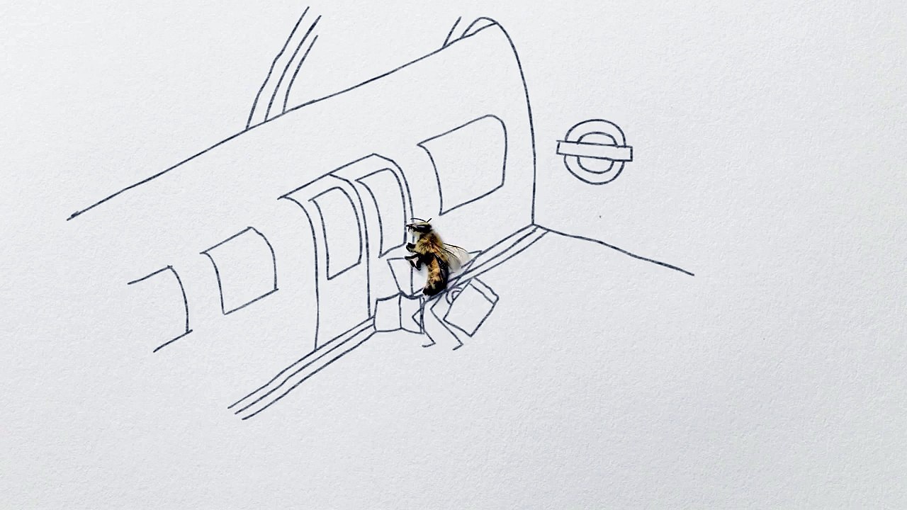 Mayor of London (Municipalité de Londres) - protection des abeilles londoniennes, "Capital bees" - juin 2011 - "Tube trauma"