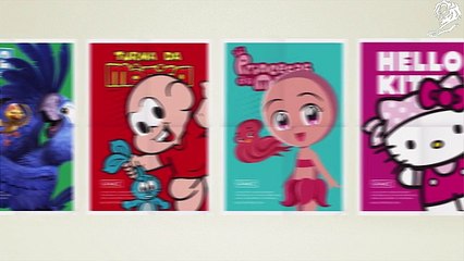 Ogilvy Brazil pour GRAACC Children Cancer Hospital - hôpital pour enfants atteints d'un cancer, «Bald cartoons»- avril 2014