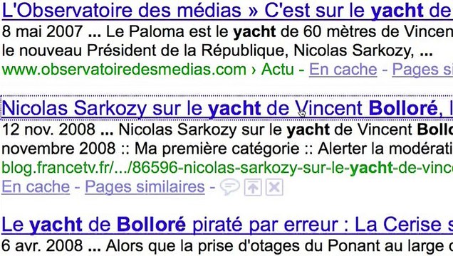 Parti Socialiste (PS) - parti politique - février 2010 - Parodie de la publicité Google , Il est temps de changer