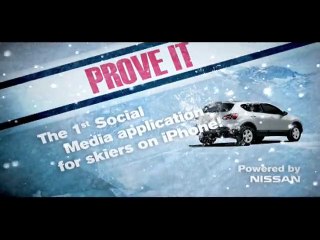 Nissan Europe - voitures - 2009 - "Ski Challenge "Prove it" iPhone application"
