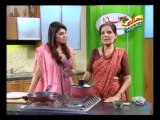 Handi with Zubeda Tariq , Khara Masala Murgh Roast , Choolayi ka Saag Recipe on Masala TV 12th January 2015