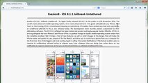 Télécharger Evasion 8.1.2 Jailbreak Untethered iOS complet 7 iPhone iPod Touch iPad