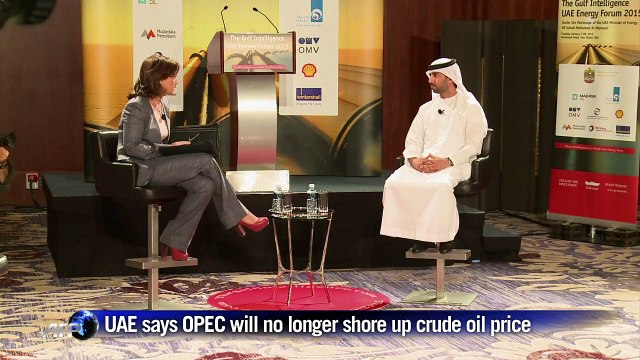UAE says OPEC will no longer shore up oil price