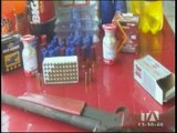 La Policía incauta municiones en una tienda de Bolívar