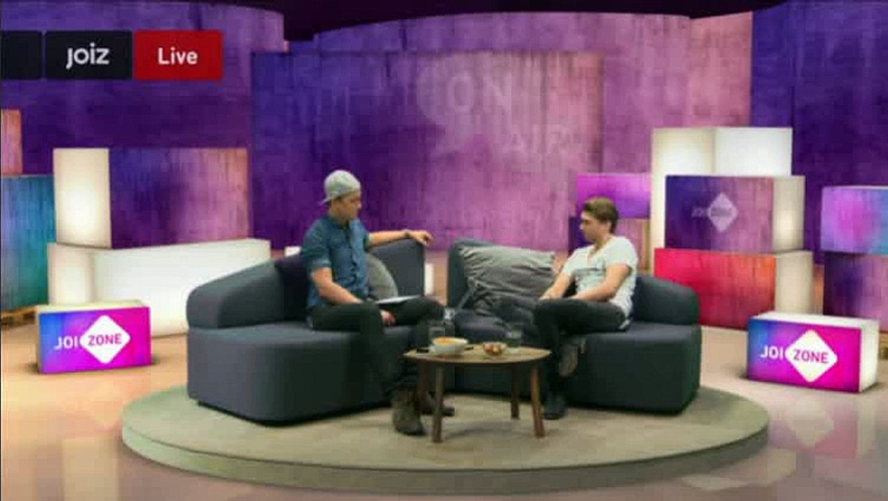 Raúl Richter zu Gast bei JoiZone mit Martin Tietjen (Joiz TV), 13.01.2015