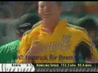 Brett Lee Hattrick VS Kenya