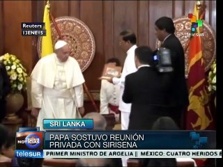 Papa Francisco participa en encuentro interreligioso en Sri Lanka