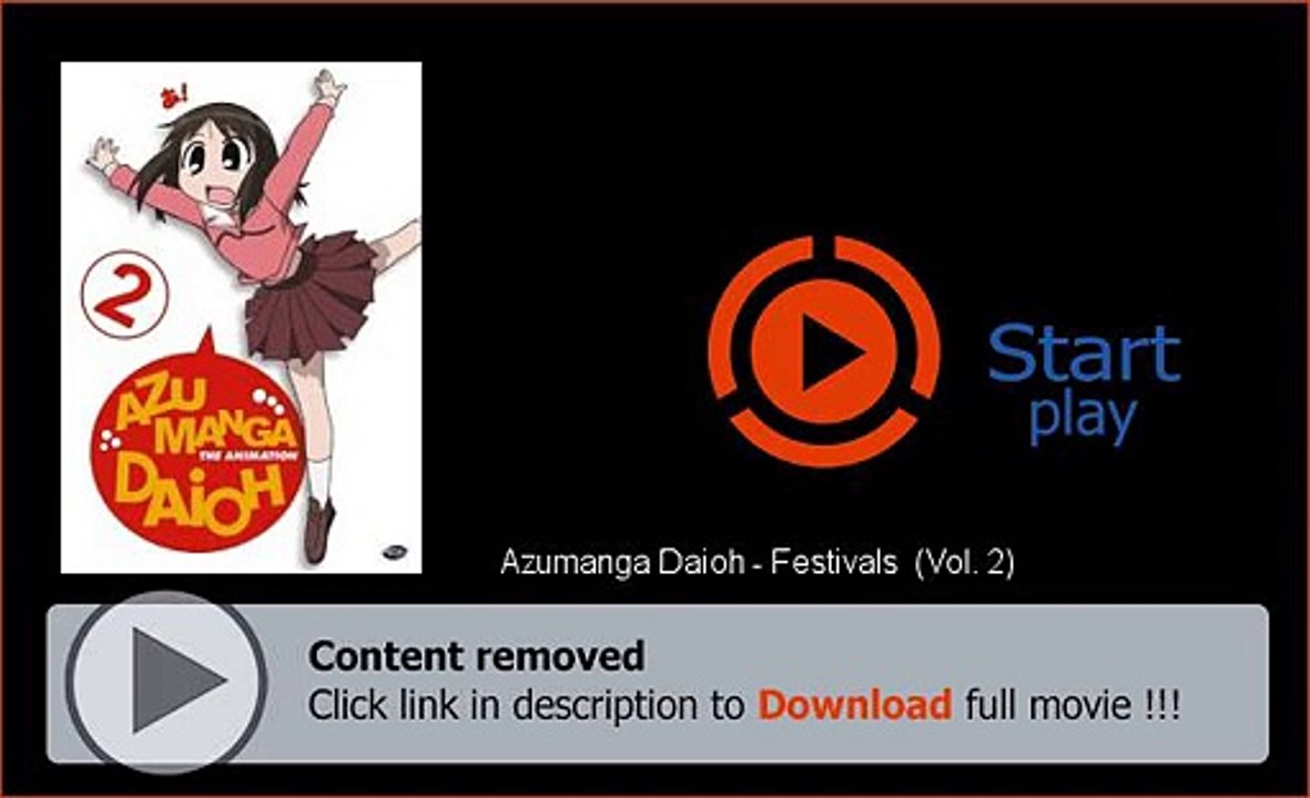 Azumanga Daioh - Festivals  (Vol. 2) DVD Online Streaming