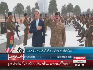 Kerry Meets Pak Army General Raheel Sharif