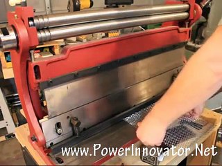 The Green Energy Tool!  Harbour Freight 30" Shear, Press Brake and Slip Roll #5907